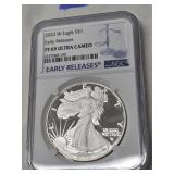 2022 Aniv. Silv. Eagle PF 1 oz. .999