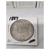 1889 MORGAN SILVER DOLLAR  AV
