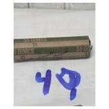 50-MIXED DATES ROOSEVELT DIMES 90% SILVER