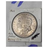 1921 MORGAN SILVER DOLLAR  MS-63