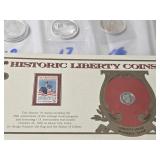 2 pc. Historic Liberty Coin Stamp Sets