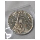 1986 1 oz Liberty Mint Silver Round