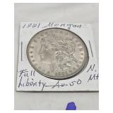 1921-N.MT. FULL LIBERTY AU-50