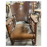 OAK ROCKER NEED VENEER WORK