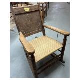 CANE BOTTOM ROCKING CHAIR