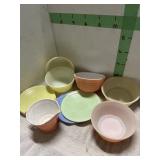 VINTAGE HAZEL ATLAS MODERNTONE PLATONITE DISHES