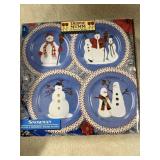 4 DEBBIE MUMM CHRISTMAS PLATE