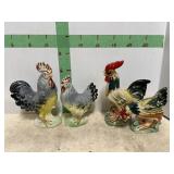 TWO PAIR ROOSTER & HEN