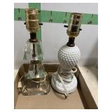 PAIR OF SMALL LAMPS