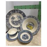 8 PC. DINNER PLATES, 10 CUPS, 4 SAUCERS, 6 BOWLS