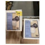 Two 7 1/2" Outdoor Lights