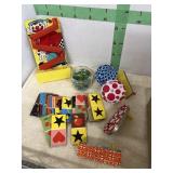 NOISE MAKERS, CHILDRENS DOMINOS, MARBLES