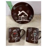 WINTER MUG AND PLATES
