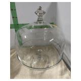 GLASS CAKE PLATE WITH COVER