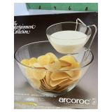 CHIP AND DIP BOWL
