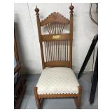 OAK ORNATE ROCKING CHAIR
