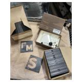 Plastic Stencils w/ letter guide scriber