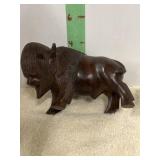 HARD WOOD CRAVED BUFFALO