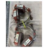 2 INTERCOME HEADSETS NO CHARGER