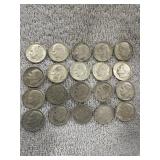 20 Roosevelt Dimes  90% silver