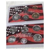 2004 US Mint Silver Proof w/5 state qtrs