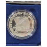 200 Anniv constitution silver dollar w/cert  90%