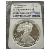 2022 W ASE Pf69 D Ultra Cameo NGC