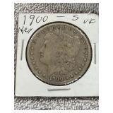 1900 S Morgan Silver VF Key Date