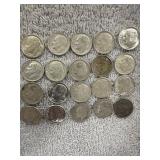 20 Roosevelt Dimes  90% silver