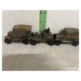 Three Osh Kosh Metal Banks