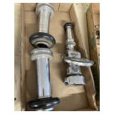 Three Chrome Fire Nozzles