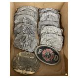 Nebraska State Fire School Belt Buckles