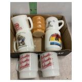 7 collectible coffee mugs