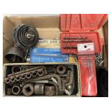 Hole Saws & antique wrenches