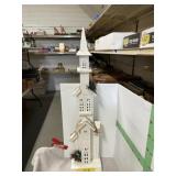 Lighted Church 4x6x28