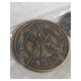 Fire Department Medalion, Smashed coins