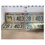 NEB truck plate