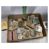 Misc. Belt Buckles, Lighters