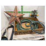 Collapsable garden hose, sprinklers