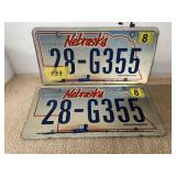 NEB 28-CO. plates