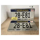 NEB 28-co. Plates