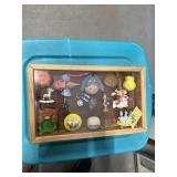 Shadow Box w/ kids toys