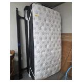 single bed matress, boxspring, frame VERY clean