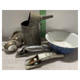 Oil Pan & Enamel Bowl