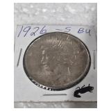 1-1926-S BU PEACE DOLLAR