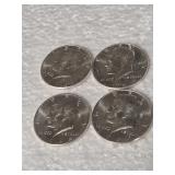41964 UNC KENNNEDY HALVES 90% SILVER