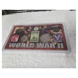 1-WWII COIN & STAMP SET