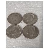 2-1964 KENNEDY HALVES 90% SILVER