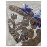 50 Wheat-head Pennies
