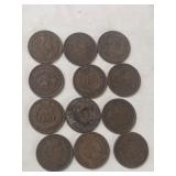 100 Indian-head Pennies
